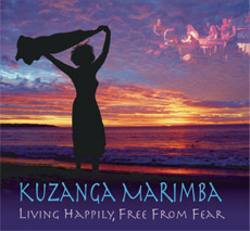 CD Cover: Kuzanga Marimba - Living Happily, Free From Fear